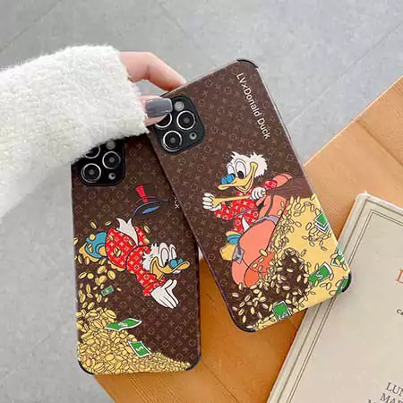 louis vuitton donald duck embossed leather iphone case