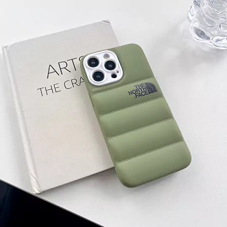 the north face multi - color down jacket inspired iphone case