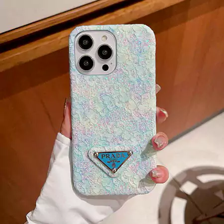 prada glitter lace trim iphone 16/16pro/pro max case