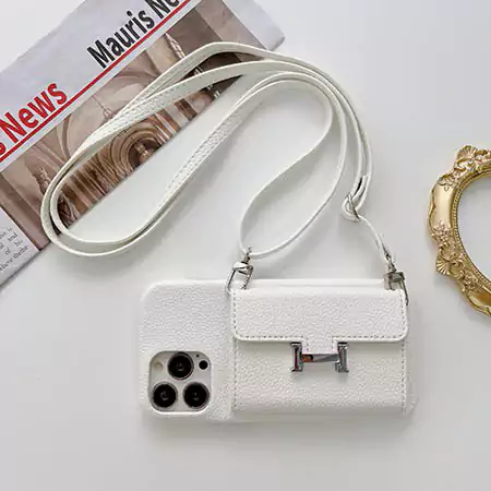 Hermès pebble grain phone case