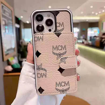 mcm card holder two - tone edge iphone case