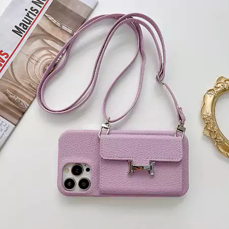 Hermès pebble grain phone case