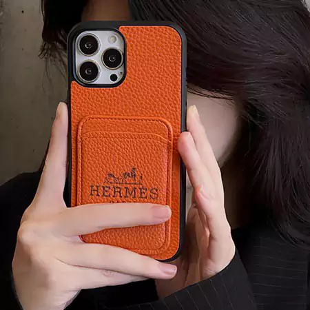 Hermès pebble grain phone case
