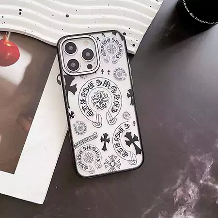 chrome hearts electroplated transparent iphone case