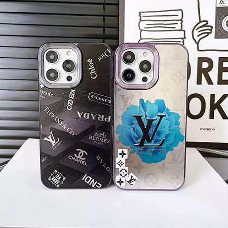 louis vuitton blue floral iphone case