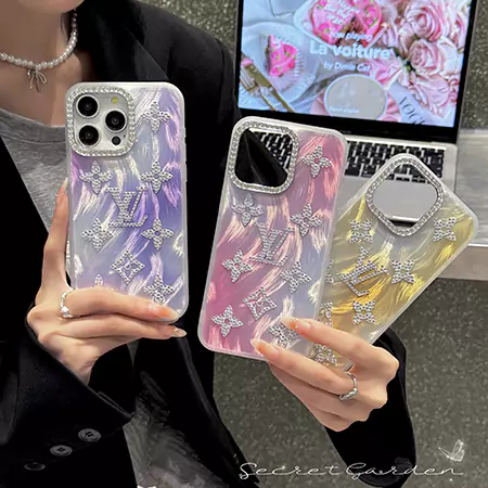louis vuitton rhinestone - embellished camera lens point - drilled iphone case