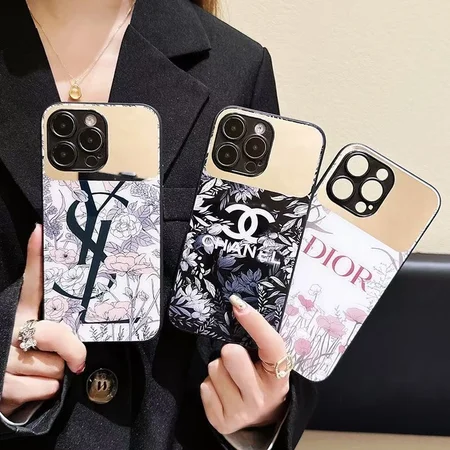 floral patterned ysl chanel dior iphone case