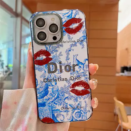 dior glittery red lipstick iphone case