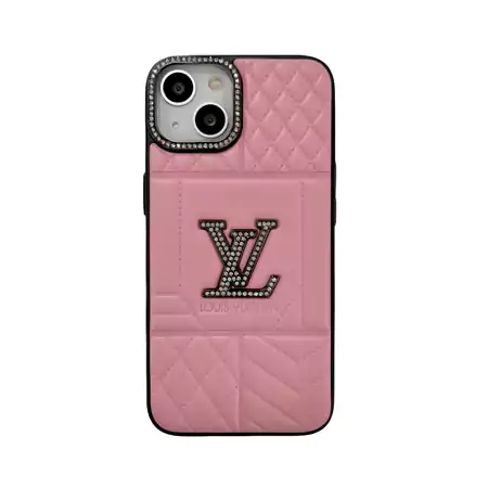 Louis Vuitton limited - edition quilted embossed iphone case with diamond - studded camera lens