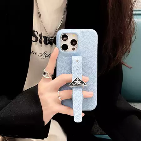 prada multi - colored iphone case with wrist strap