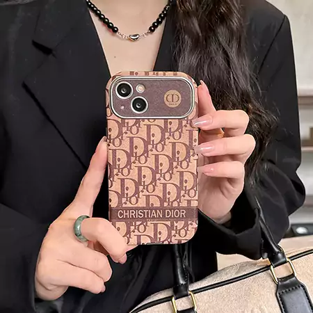 dior large window suede laminated iphone case