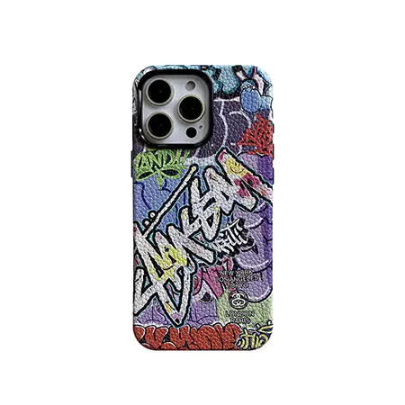 chrome hearts colorful gothic iphone case