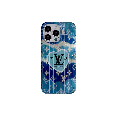 blue - themed LV iPhone case