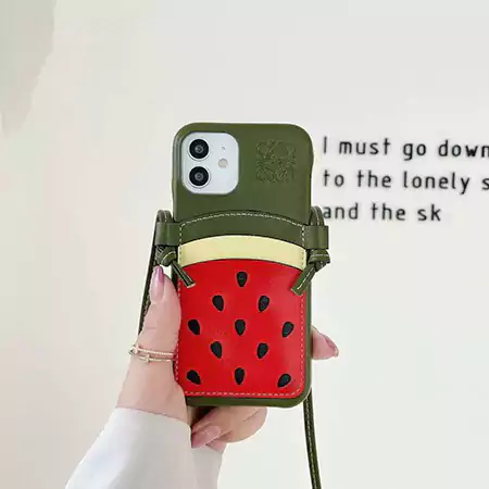 Loewe leather phone case