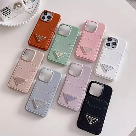 Prada leather phone case