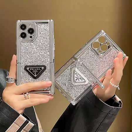 diy prada roman - style stand glitter iphone case