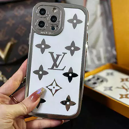 louis vuitton classic monogram flowers floral camera lens iphone case