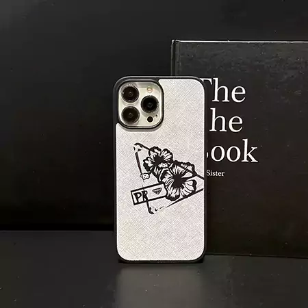 prada floral motif iphone case