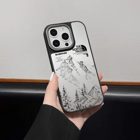 The North Face - inspired hollow - line iPhone case