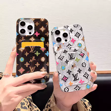 LV monogram card - holder foil iPhone case
