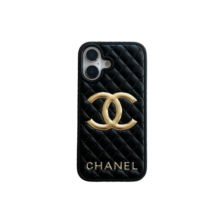 Chanel - inspired leather quilted iPhone case