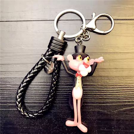 Supreme Pink Panther doll keychain