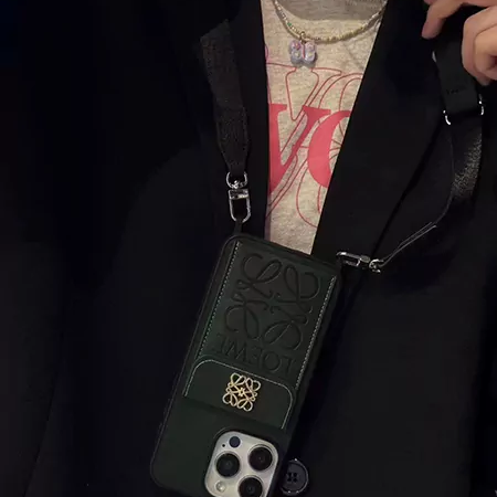 loewe card holder crossbody iphone case