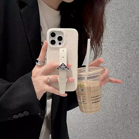 prada multi - colored iphone case with wrist strap