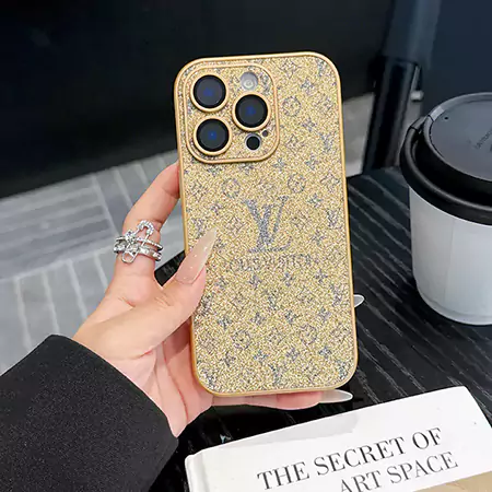 sparkly four - color LV iPhone case