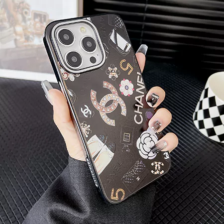 chanel bag perfume flower elements iphone case