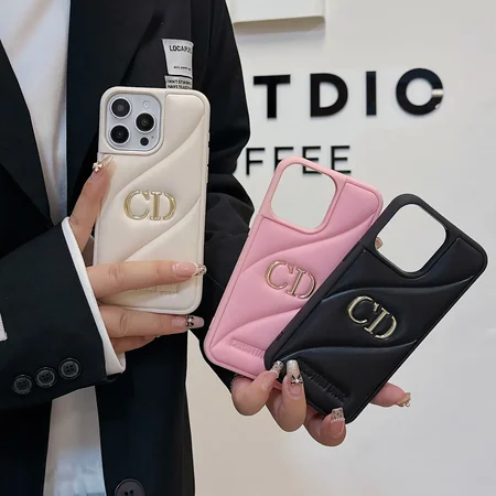 dior gold - foil electroplated cd logo iphone case