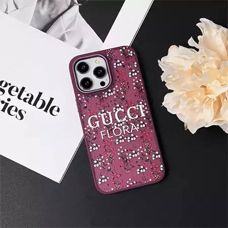 gucci chanel flower - adorned iphone case
