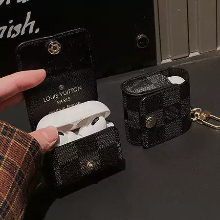 LV - inspired classic monogram AirPods case