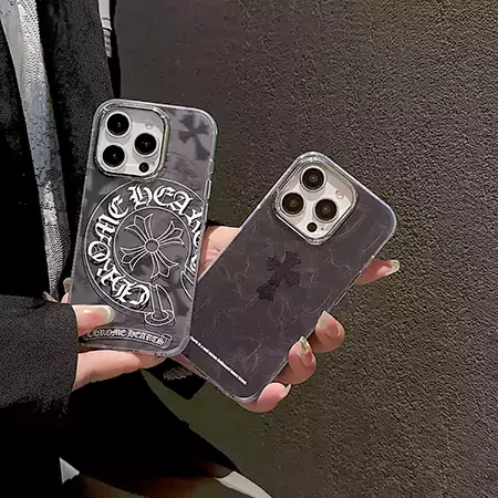 chrome hearts grey iphone case