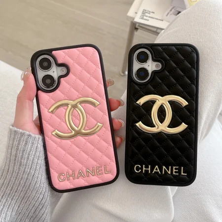 Chanel - inspired leather quilted iPhone case