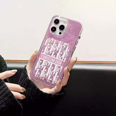 dior pink card slot iphone case