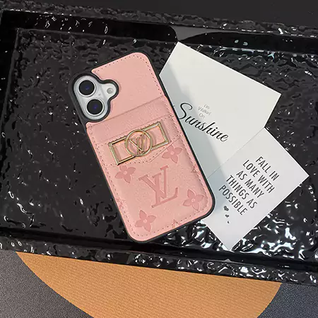 LV Daphne gold - logo card - holder iPhone case