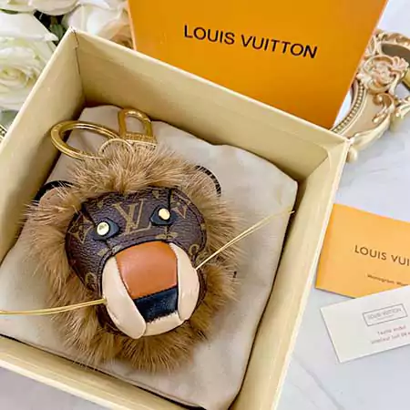Louis Vuitton lion keychain