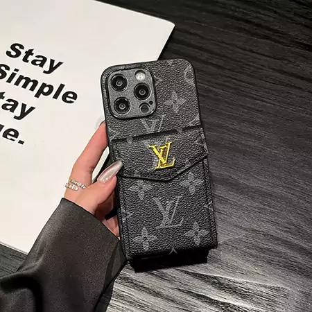 Leather card - holder iPhone case