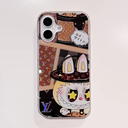 Louis Vuitton parody Labubu laser double - sided phone case