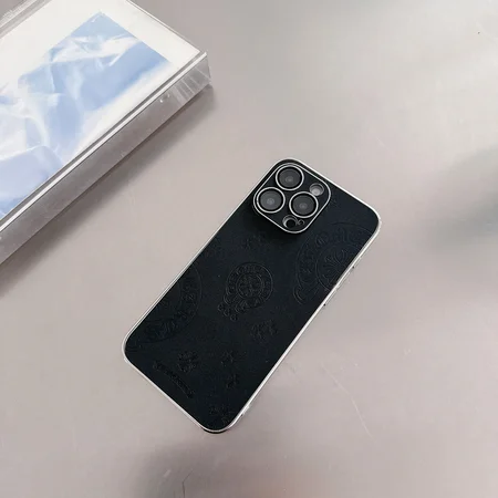 chrome hearts embossed iphone case