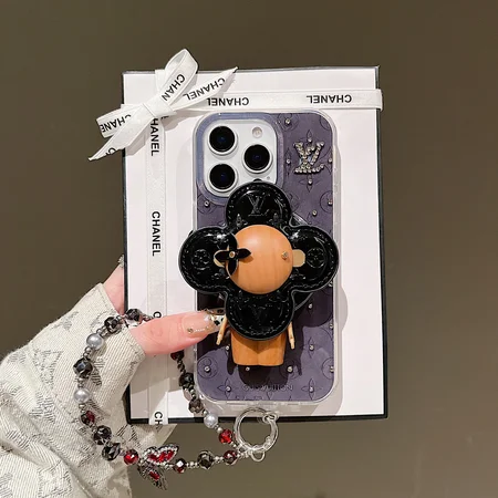 Louis Vuitton diamond - studded phone case