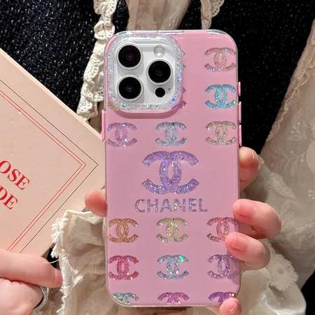 chanel colorful large logo iphone case