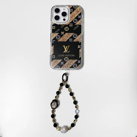 dior lv sparkling black - gold shockproof iphone case