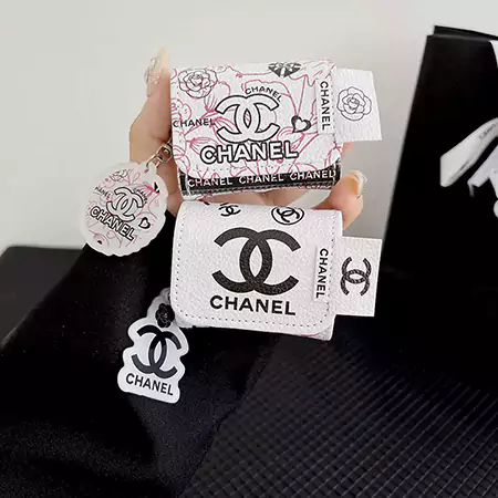 CHANEL - inspired large - logo AirPods case