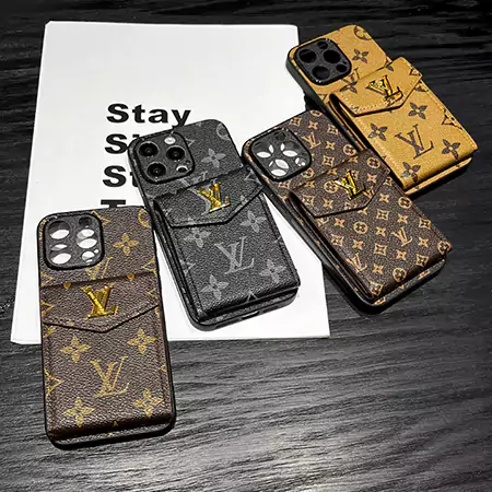 Leather card - holder iPhone case