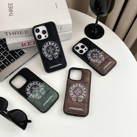 round chrome hearts iphone case