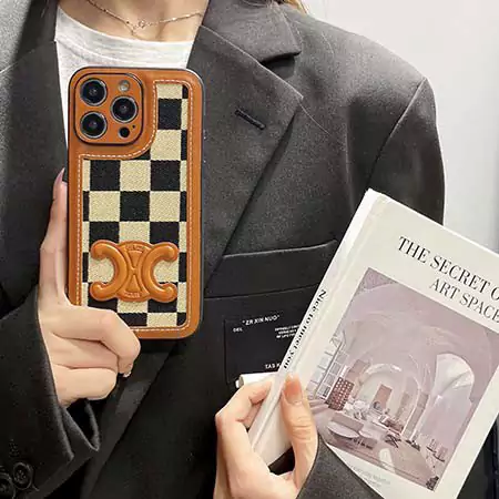Celine checkered phone case