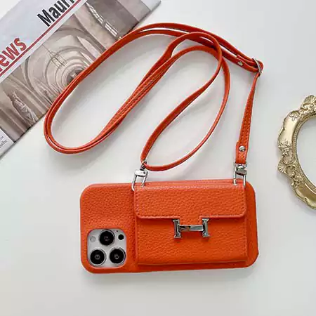 Hermès pebble grain phone case