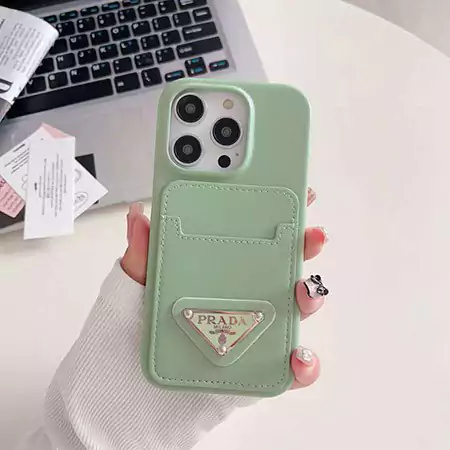 Prada leather phone case